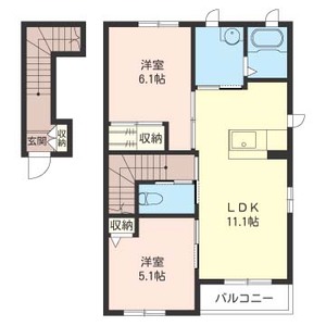 シティーハイムＷＩＮＧ見川　Ｂ 203号室