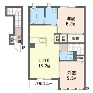 クレール　メゾン 203号室