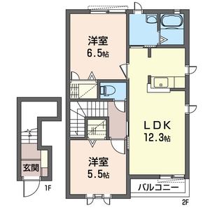レジェンド・ヤマト新栃木Ａ 201号室