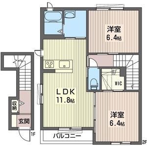 ウヴェール・メゾン安塚Ｄ 202号室