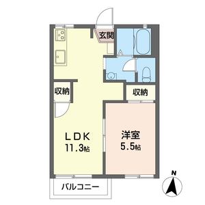 ディアス大光寺Ｂ 202号室