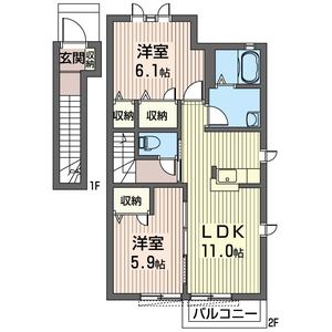 ブレストン・ステージ 201号室