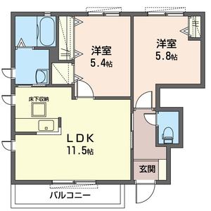 ベイサージュＢ 102号室