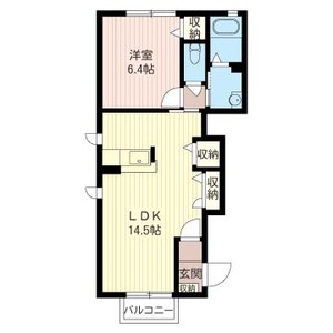 グランドハーベストⅡ 105号室