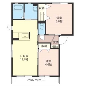 ラフォーレ福居１１Ａ 201号室