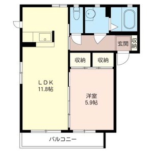 クレールメゾンＢ 202号室