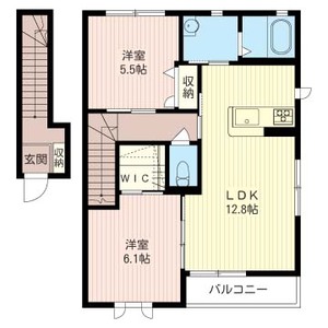 グリーングラスＷｅｓｔ 201号室