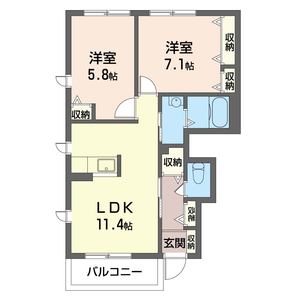 ラ・ファミリーナＡ 102号室