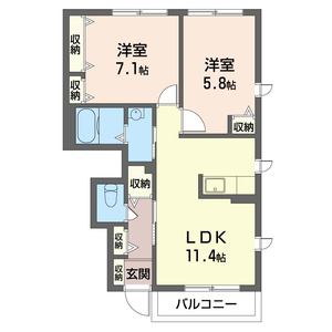 ラ・ファミリーナＢ 101号室