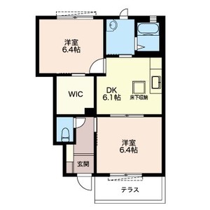 アクアコートＤ 102号室