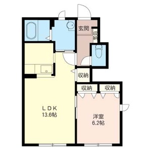 ウェルコートＤ 110号室