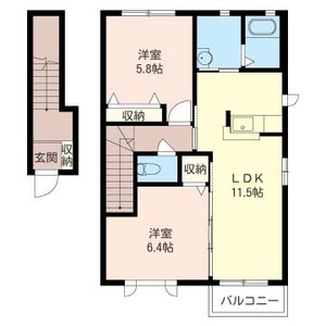 ラフォーレＢ 201号室