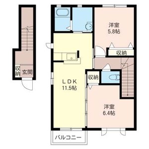 ラフォーレＢ 203号室