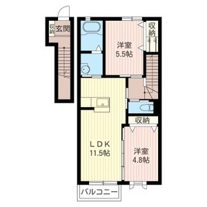 メビュースタウンⅤ　Ａ 202号-16