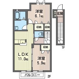 メゾン・ド・ソレイユＥ 205号-16