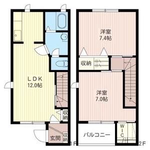 ヴィラ・ブランノアールＣ 102号室