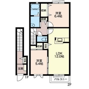 クレールメゾン　Ｇ 203号室