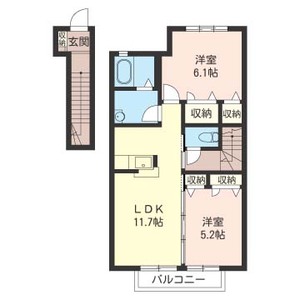クワイエット杉Ｆ 202号室