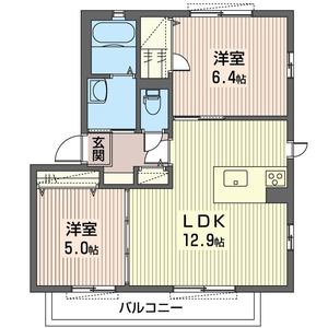 エスポアメゾン　Ｂ 201号室