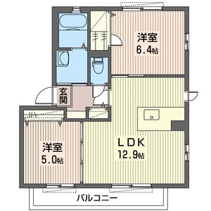 エスポアメゾン　Ｂ 201号室