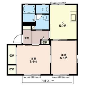 フロラシオン野木　Ⅰ 203号室