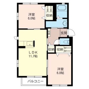 セゾン　ショコラ　Ｂ 102号-16