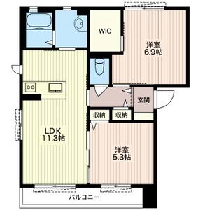 オリエンタル　Ｅ 202号室