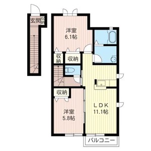 メルベーユ 201号室