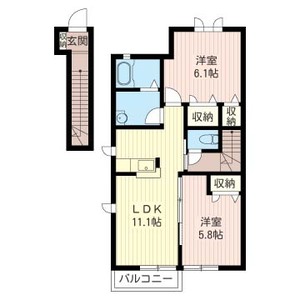 メルベーユ 206号室