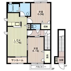 メゾン・ボヌールＤ 202号室