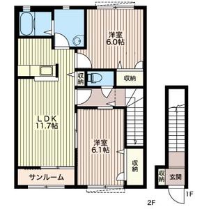 メゾン・ボヌールＥ 202号-16