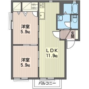 セピアコートＨ 201号室
