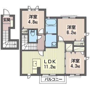 エースエレガンツＢ 205号室