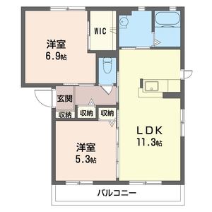 ニコ・アベニュー　Ｂ 201号室