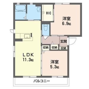 ニコ・アベニュー　Ｂ 202号室