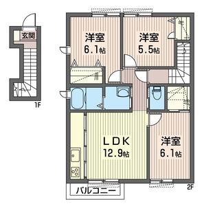 リシェス　Ⅰ 202号室