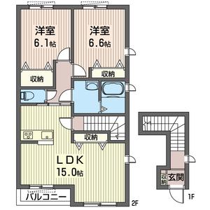 リシェス　Ⅲ 201号室