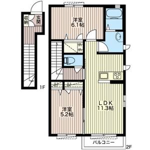 ラ・リヴィエール箱森　Ⅲ 201号室