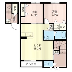 スパローハウス参番舘Ｄ 201号室