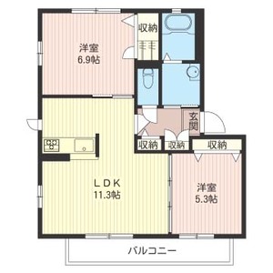 ピコロモンド　Ⅱ 102号室