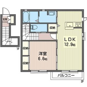 ガーデンハイツ　Ⅱ 201号室