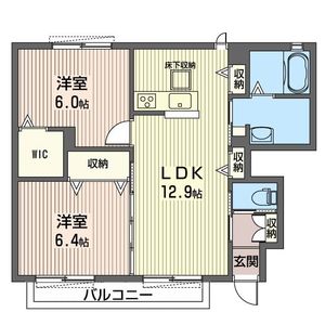 ヴィア・ラッテア　Ｂ 102号室