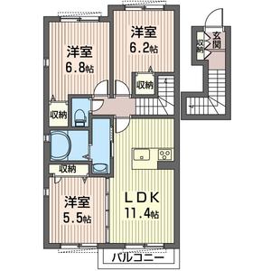 ラ・ロンディネ 203号室