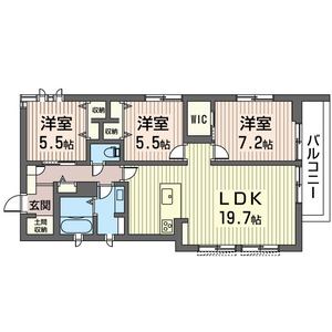 グレイスシーズン錦 201号室