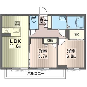プレジール西原 102号室