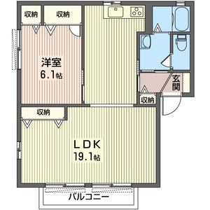 コーポ　リリーフＤ 102号-16