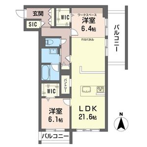 ＢＥＴＯＮ　ＡＪＵＲＥ　せせらぎ 201号室