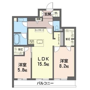 ヴェルコリーナ 202号室