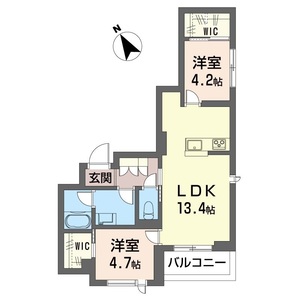 ザ　プライム　今泉 402号室