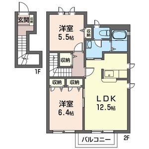 グランドソレイユＢ 201号室